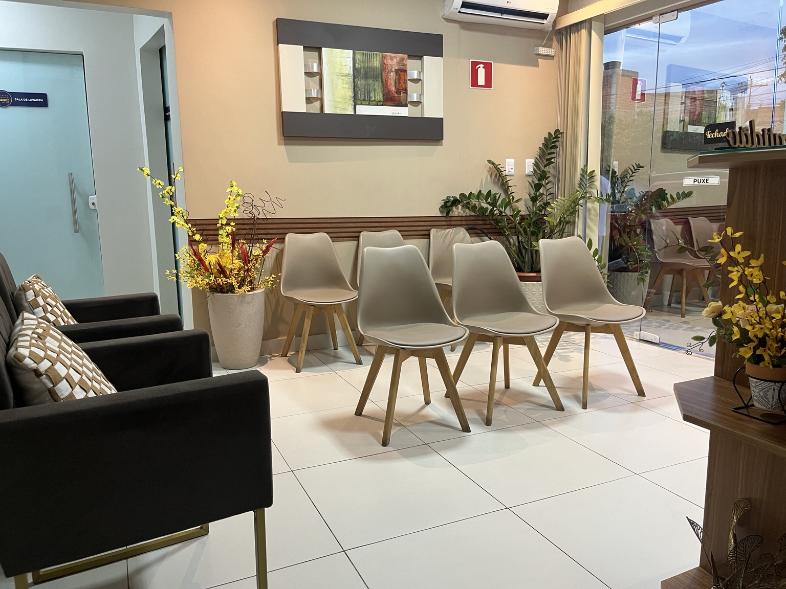 Sala de espera da OdontoMAP